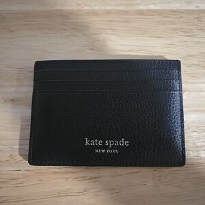 Kate Spade Black Leather Card Holder